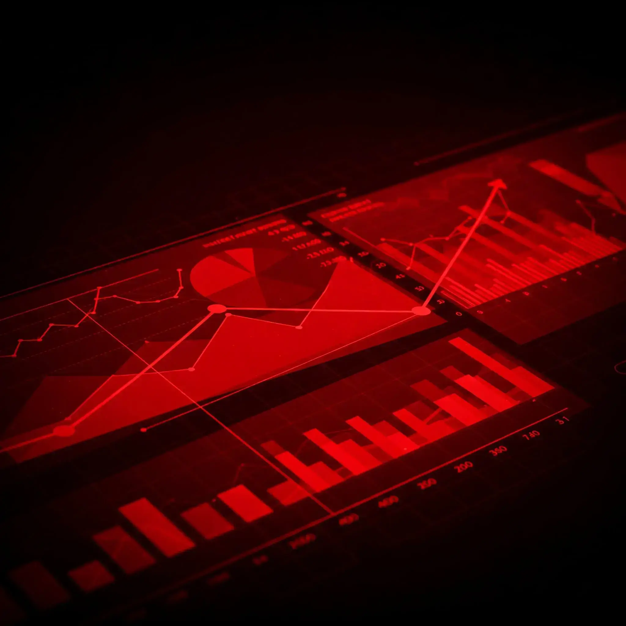 Stock market graph icon